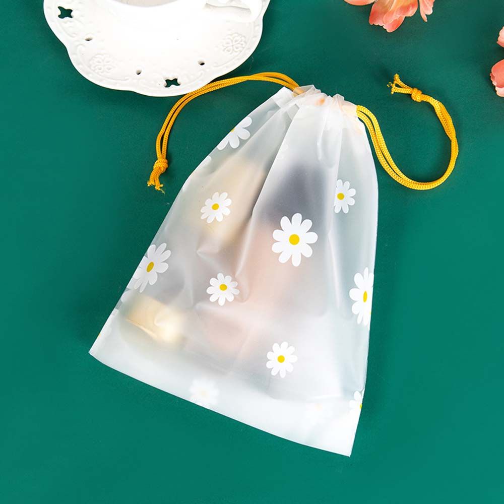 YIYU Túi đựng đồ dùng vệ sinh cá nhân trong suốt chống thấm nước có dây rút tiện dụng TYLER1