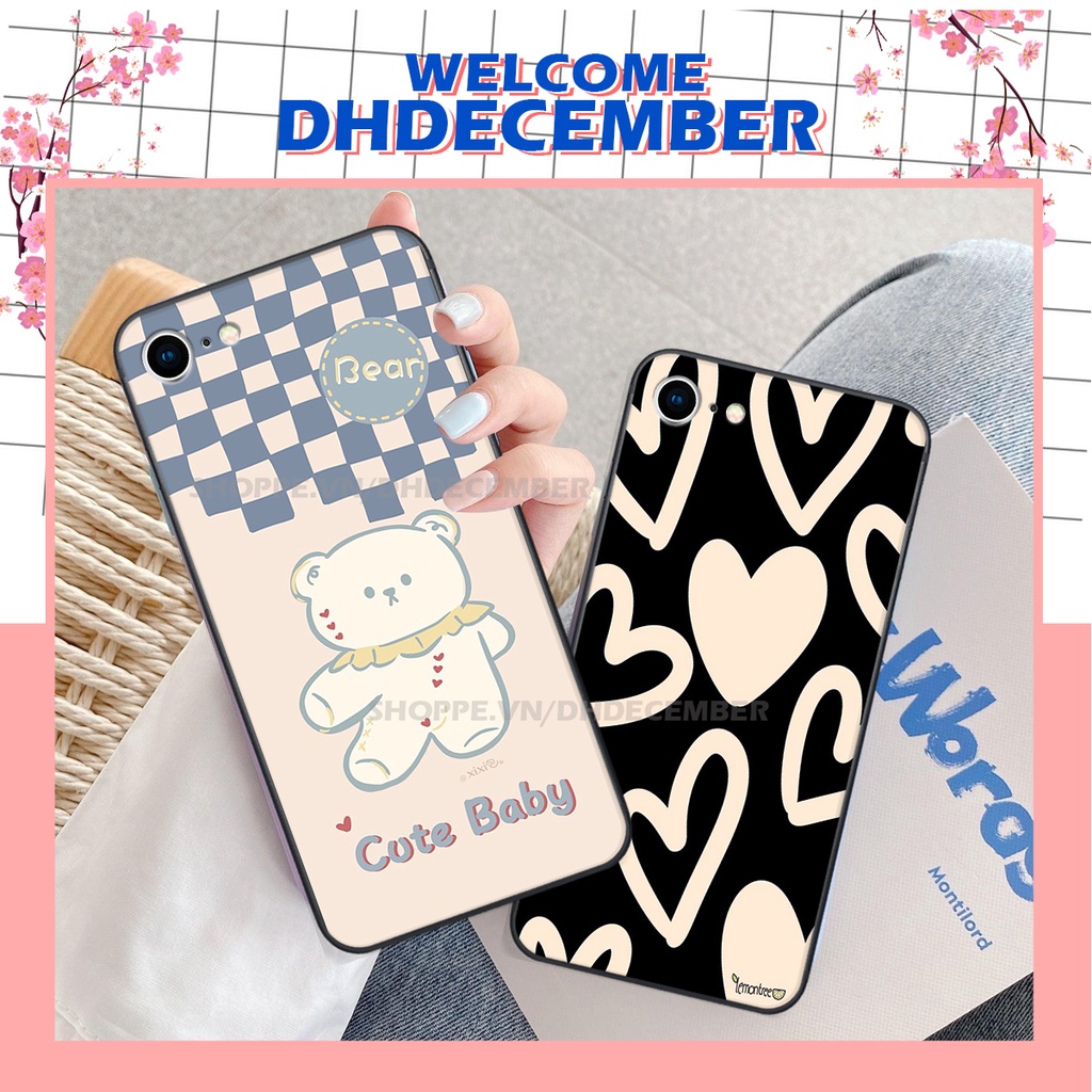 Ốp lưng iphone 7 / 8 / SE 2020 in hình 3D  doll@ siêu chất - nhân vật H.OẠT H.ÌNH