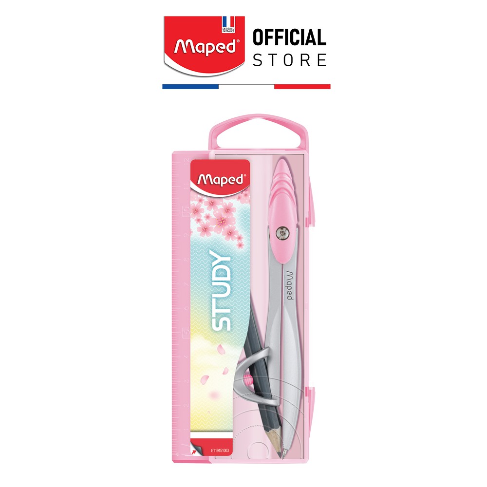 MAPED - Compa học sinh PASTEL - Chì gỗ [Chính hãng]