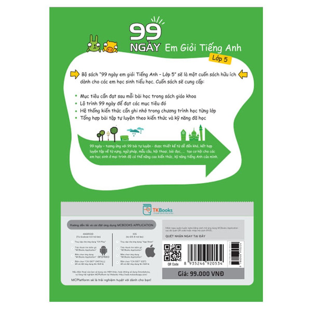 Sách - 99 Ngày Em Giỏi Tiếng Anh Lớp 5 | BigBuy360 - bigbuy360.vn
