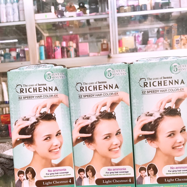 Gội nhuộm phủ bạc RICHENNA