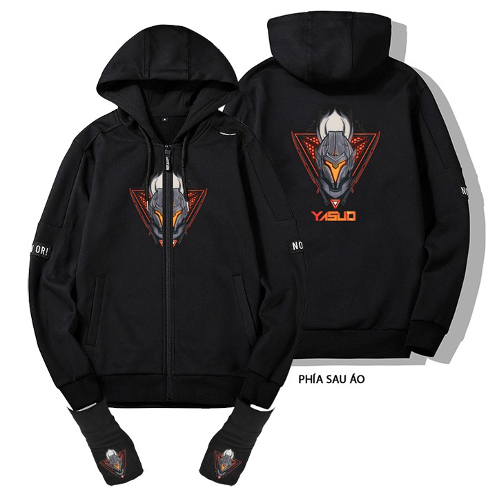 Áo khoác Hoodie, bao tay liên minh Yasuo