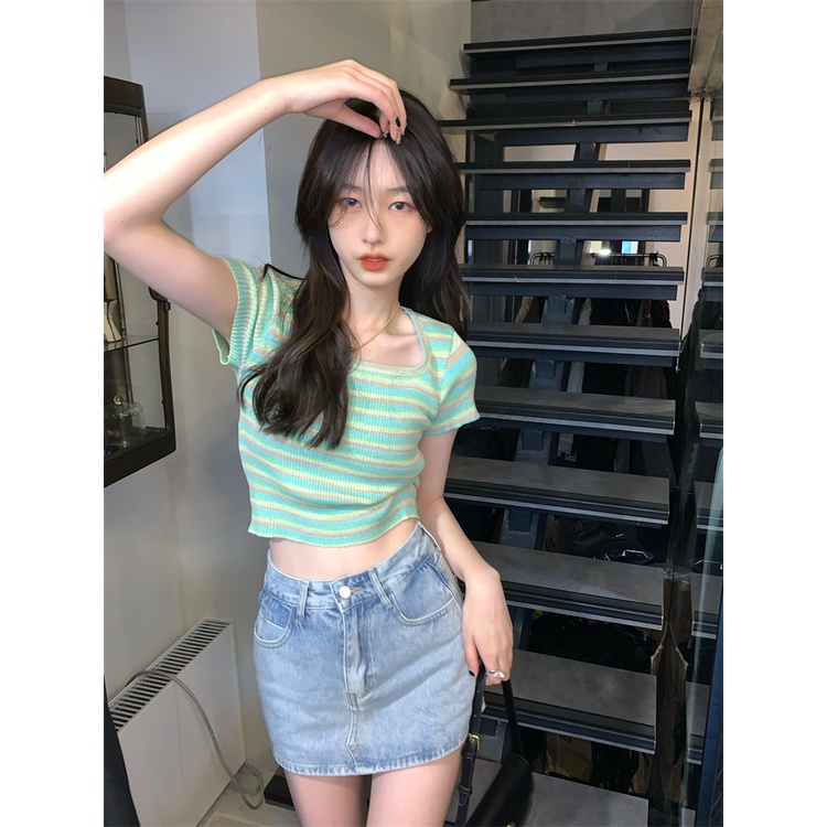 Áo Thun Tay Ngắn Thời Trang Hàn Quốc Dành Cho Nữ