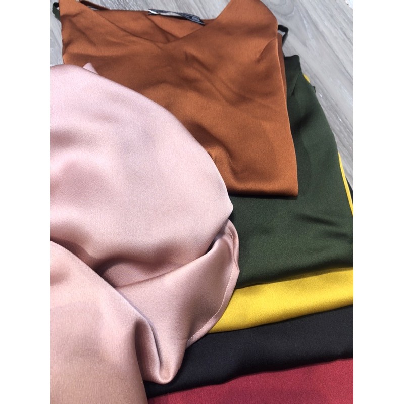 Áo 2 dây lụa satin nhiều màu | BigBuy360 - bigbuy360.vn