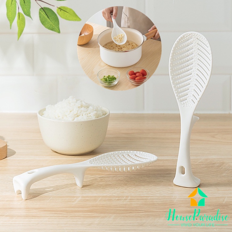 Muỗng Xới Cơm Bằng Nhựa Chống Dính Hình Cá Hoạt Hình Sáng Tạo