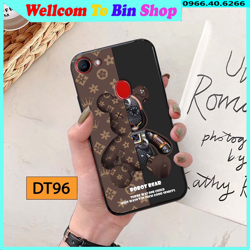 Ốp lưng Oppo F5 / Oppo F7 - Ốp lưng thời trang cao cấp, in hình Robot Bear cá tính, độc đáo, chống trầy xước