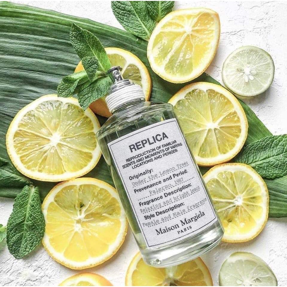 [𝗦𝗔𝗟𝗘]..::✨ Nước Hoa Maison Margiela Replica Under the Lemon Trees Tester 5/10ml ✨::.. | Thế Giới Skin Care