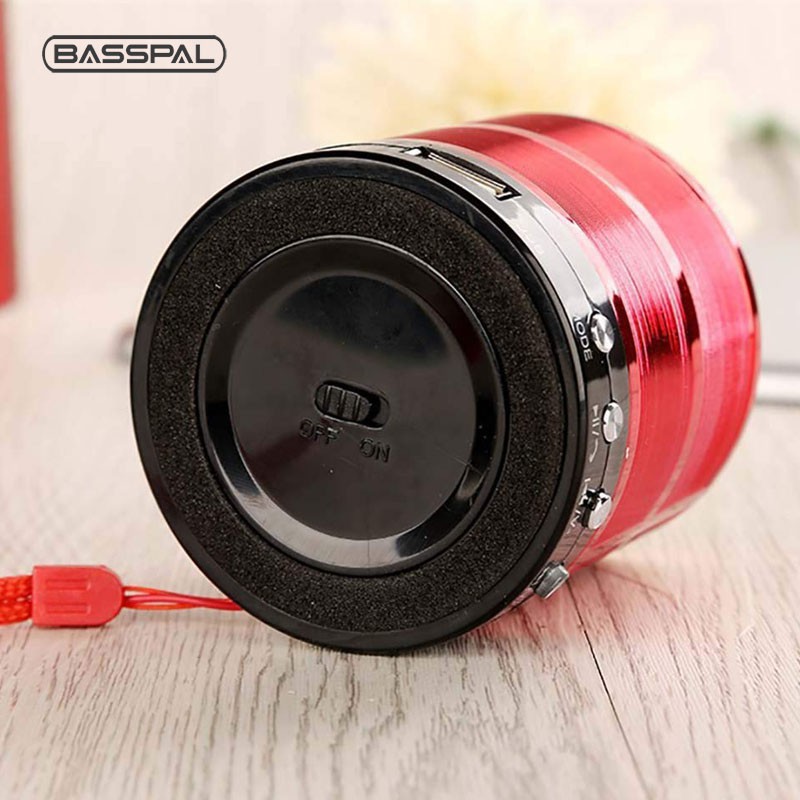 Loa Basspal Ws887 Mini Bluetooth Không Dây Hỗ Trợ Thẻ TF