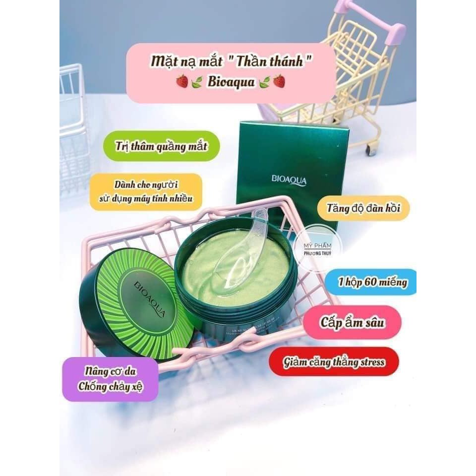 1 hộp 60 miếng - MẶT NẠ MẮT BIOAQUA hộp 60 miếng | BigBuy360 - bigbuy360.vn