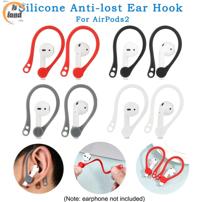 Móc Tai Bằng Silicone Chống Thất Lạc Kiểu Dáng Thể Thao Cho Airpods
