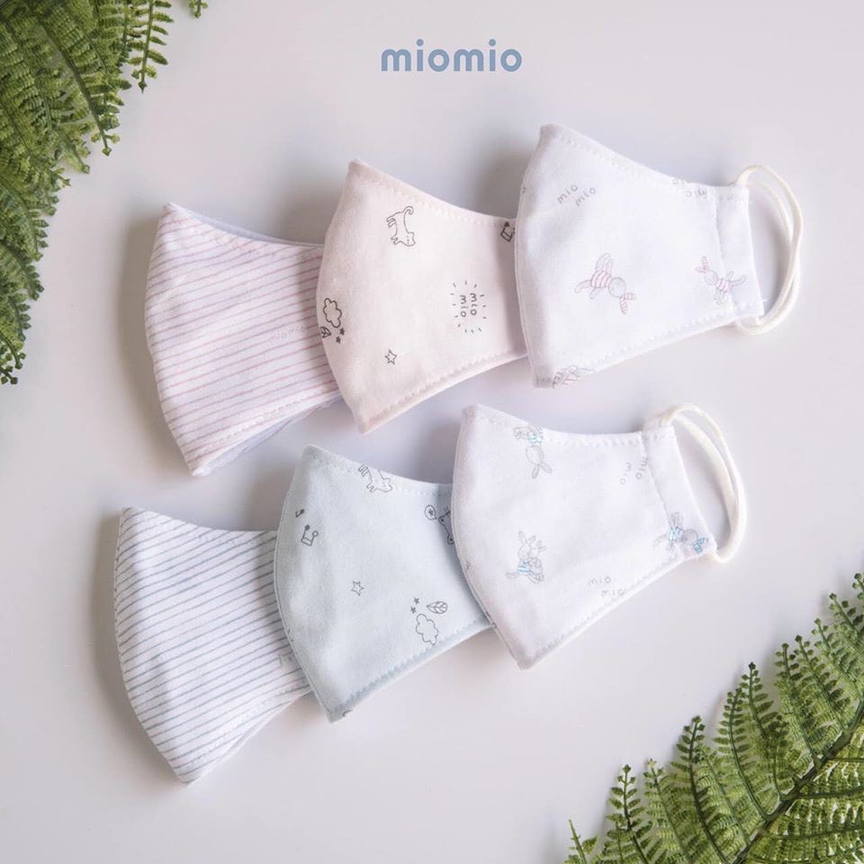 Bộ 3 chiếc Khẩu trang em bé MIOMIO vải cotton [ Mio ]