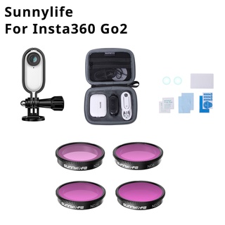 Hộp đựng bảo vệ bằng kim loại cho phụ kiện máy ảnh Insta360 Go2 Filter Cpl Mcuv Nd4 Nd8 Nd16 Nd32