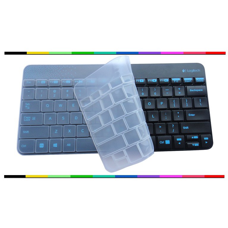 Miếng Silicon Trong Suốt Bọc Bàn Phím Máy Tính Logitech Mk240 K240