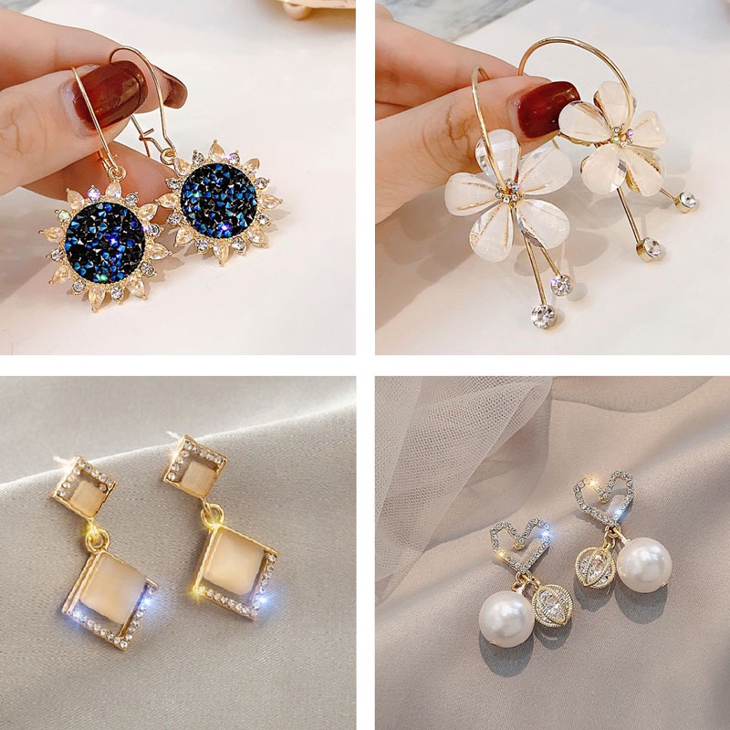 Bông tai, Khuyên tai nữ xinh xắn thời trang nhiều mẫu mã