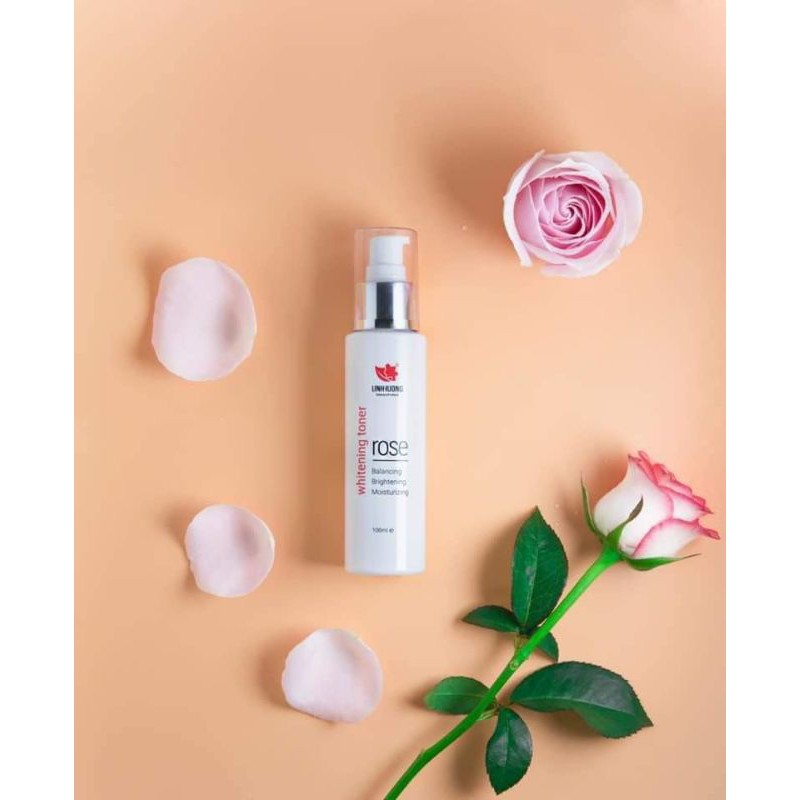 NƯỚC HOA HỒNG Whitening Toner Rose [Mỹ phẩm chính hãng 100%]