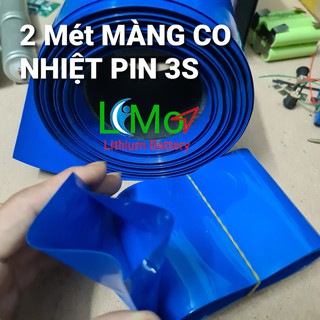 LIMO - Màng co nhiệt Pin 3S (2 mét). Màng co nhiệt bao pin 3S Loại dày (3 pin Lithium 18650 hoặc 6 pin đều dùng được)