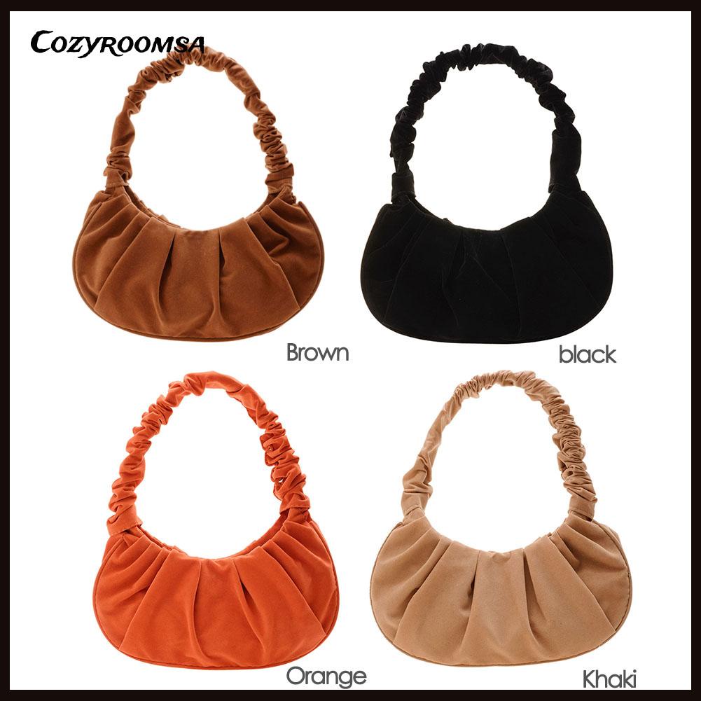 Túi xách lông nhung màu sắc thanh lịch cho phái nữ