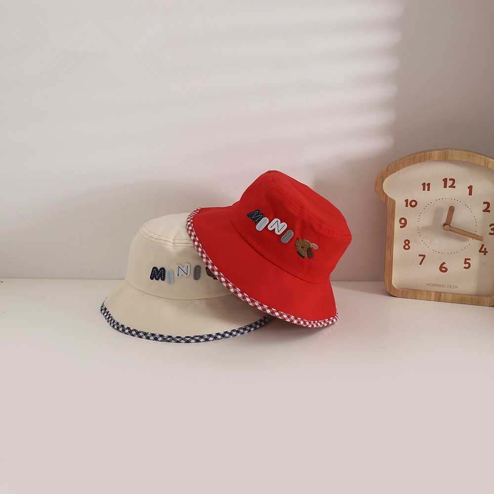 Nón Tai Bèo Thêu Chữ Thời Trang Mùa Hè Mới Cho Bé