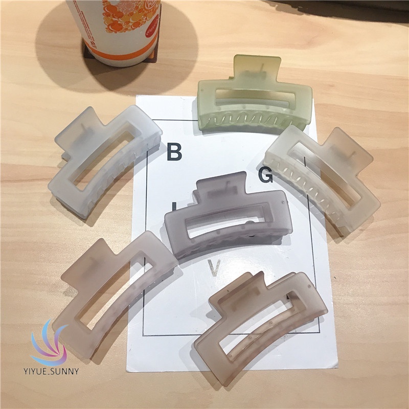 Kẹp Càng Cua Bằng Nhựa Acrylic Nhiều Màu Sắc Cho Nữ