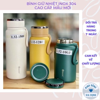  Bình giữ nhiệt 24h BAOL inox 304 Nắp titan cao cấp dung tích 1000ml 1280ml 1500ml 