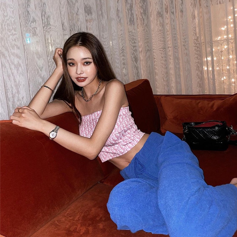 Áo Ống In Chữ Thời Trang Mùa Hè Dành Cho Nữ