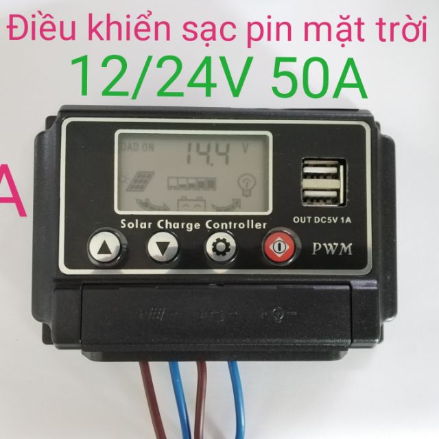 Điều khiển sạc pin mặt trời 50A