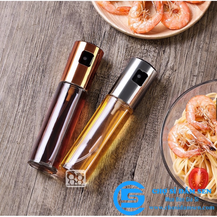Bình Xịt Dầu Ăn Thủy Tinh, Chai Xịt Dầu Ăn Phun Sương Dùng Cho Nồi Chiên, Salad, Nướng – BAP  G244-BinhXitDau
