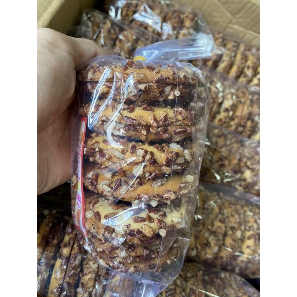 Bánh Vòng Mè Gạo Lứt Lon 250Gram [Có Bán Sỉ] [Loại Đặc Biệt] Hàng ngon nhà làm