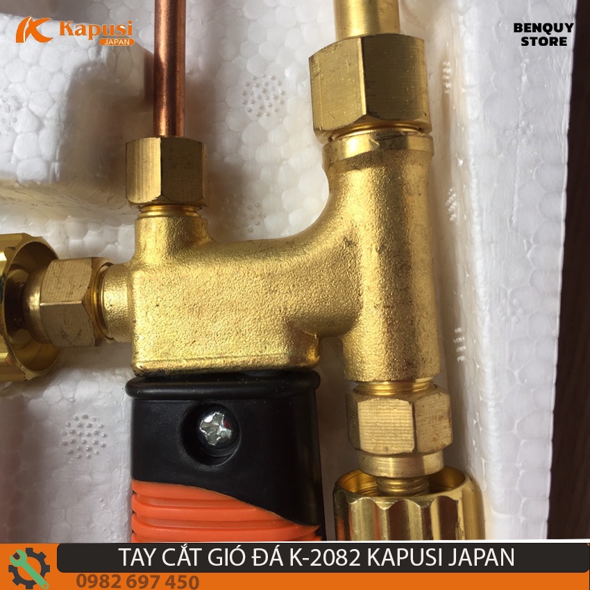 TAY CẮT GIÓ ĐÁ K - 2082  KAPUSI JAPAN-ĐÈN CẮT GIÓ ĐÁ - TAY CẮT HƠI KHÍ, CẮT KIM LOẠI DÙNG KHÍ OXY-GAS LÀ CHỦ YẾU