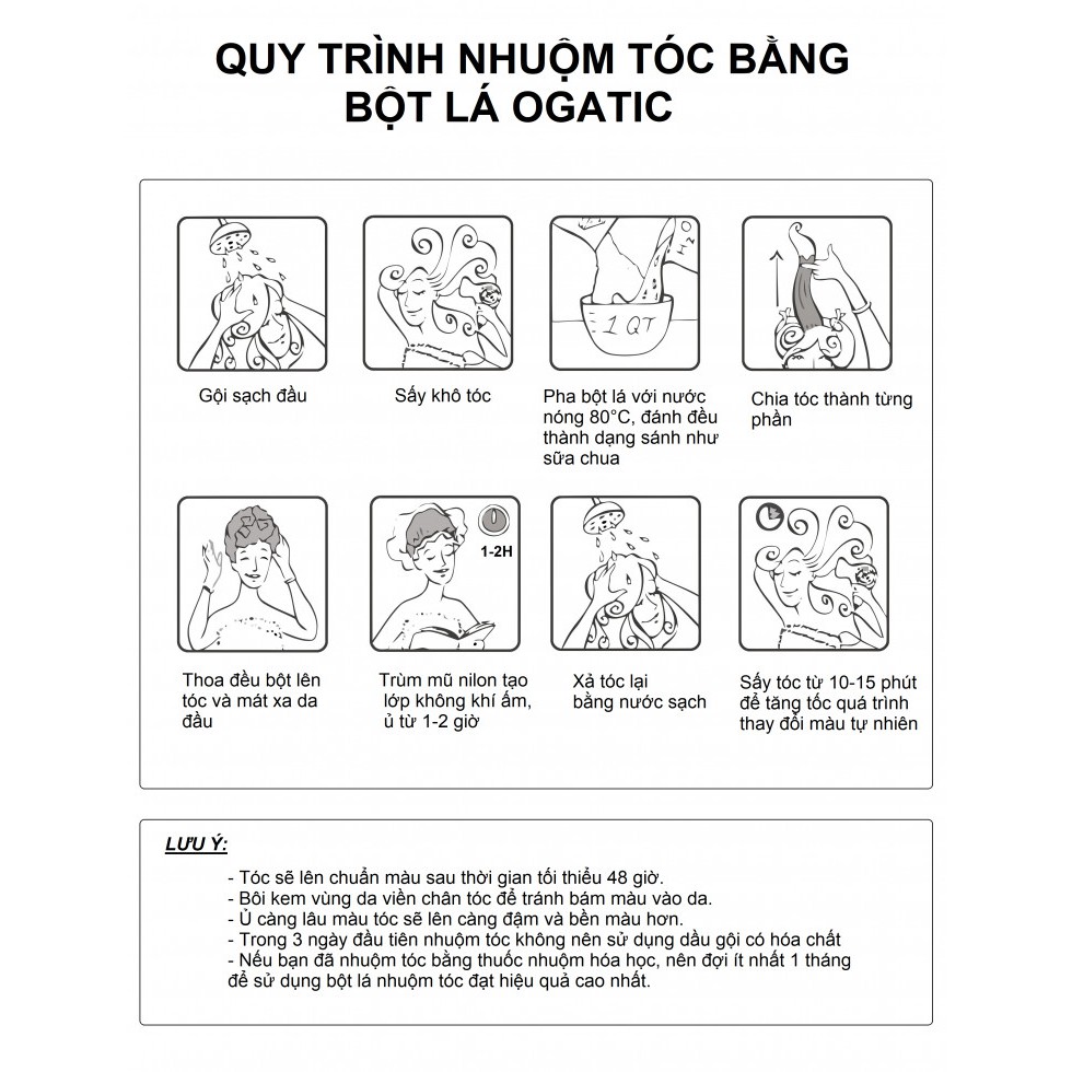 Lá nhuộm tóc Ogatic/ hộp (Date: 20/09/2021) | BigBuy360 - bigbuy360.vn