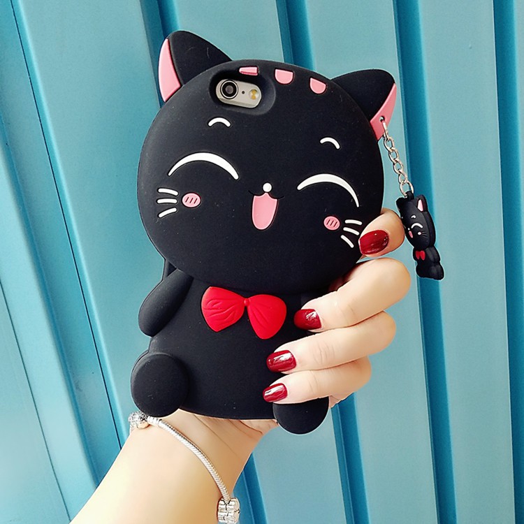 ComeBuy Apple iPhone 5 SE 5S 6S 6 6plus 6splus 7 8 Plus 7plus X XS Max XR Cartoon Cat Phone Cases Soft Silicone Covers