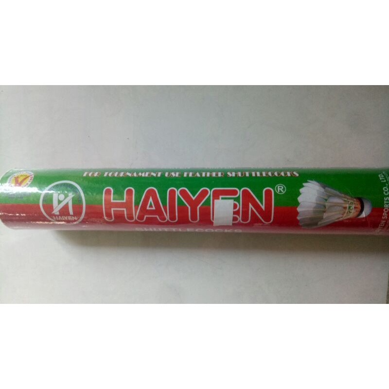 cầu lông hải yên xanh la - đỏ (12 quả)