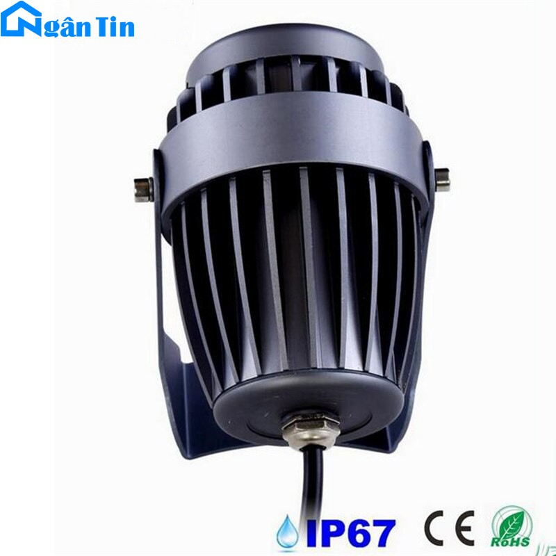 Đèn pha Led trang trí chiếu rọi cột ngoài trời Led 10W 220V SV1631 Ngân Tin (Ánh sáng vàng)