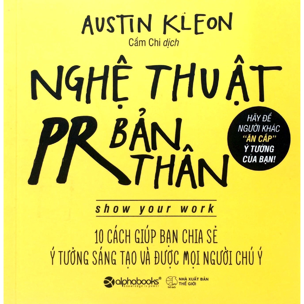 Sách - Nghệ Thuật Pr Bản Thân (Tái Bản 2018)