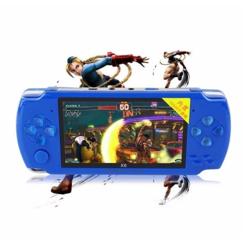 Máy chơi game Psp cầm tay 4 nút X6 màn hình 4.3 inch chơi được game thùng NES SNES GBC GBA SMC-dc3374
