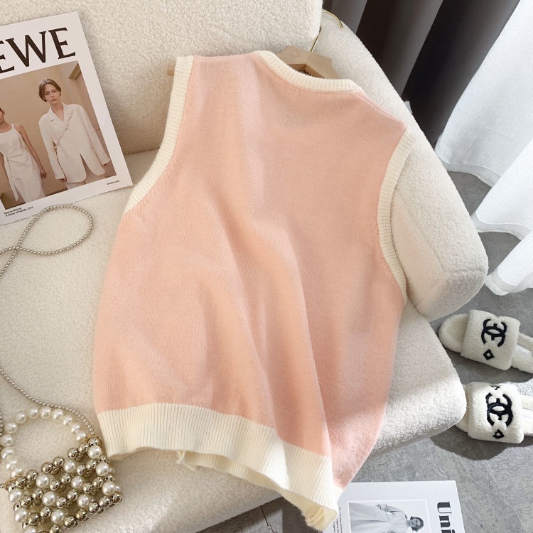 Áo Khoác Cardigan Dệt Kim Sát Nách Thời Trang Mùa Thu Cho Phái Nữ