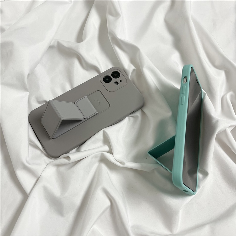 Ốp điện thoại TPU silicon màu kẹo ngọt có dây đeo cho iphone 11 Pro Max X XS Max XR 6 6S 7 8 plus