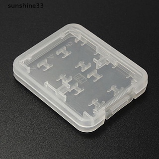 SU 8 Slots Micro SD TF SDHC MSPD Memory Card Protecter Box Storage Case Holder n
