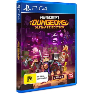 Mua Đĩa Game PS4 Minecraft Dungeons Ultimate Edition