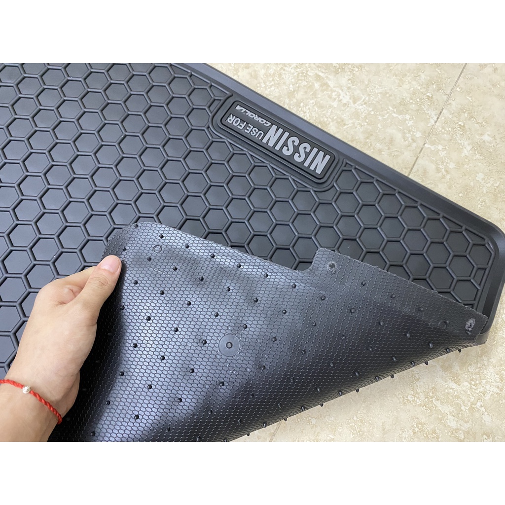 Thảm Lót Sàn Cao Su Đúc xe Toyota Corolla Cross 2019 2020 2021 2022 2023 Không mùi cao cấp- Mẫu Nissin