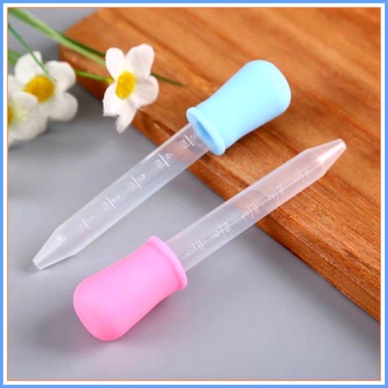 Ống hút bơm sữa,Bón sữa cho bé,bón nước, bơm làm kẹo chip chip 5ml