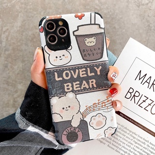Ốp Lưng Da IMD Iphone-Android Happy Bear