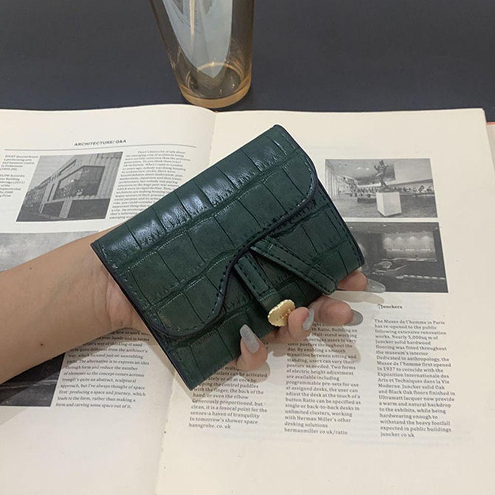 Ví Ngắn Nhiều Ngăn Thiết Kế Giản Dị Thời Trang