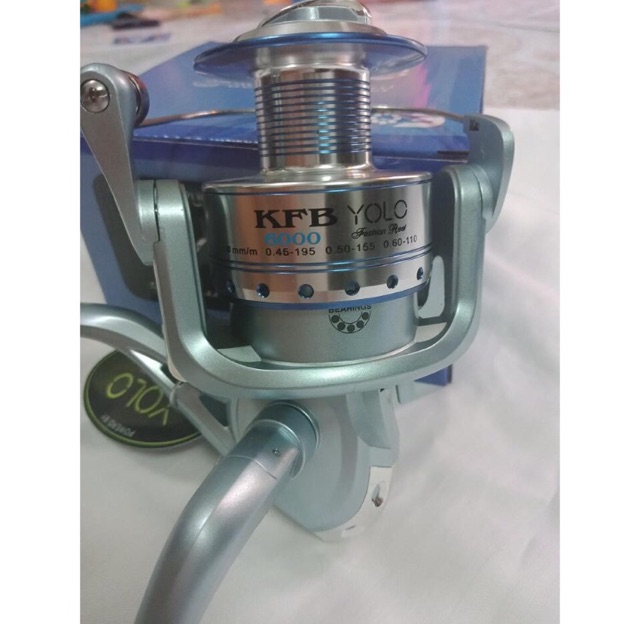 Com bo cần 2 khúc 2m7 shimano CRUZAR 2602 và máy YOLO KFB 6000 và phụ kiện