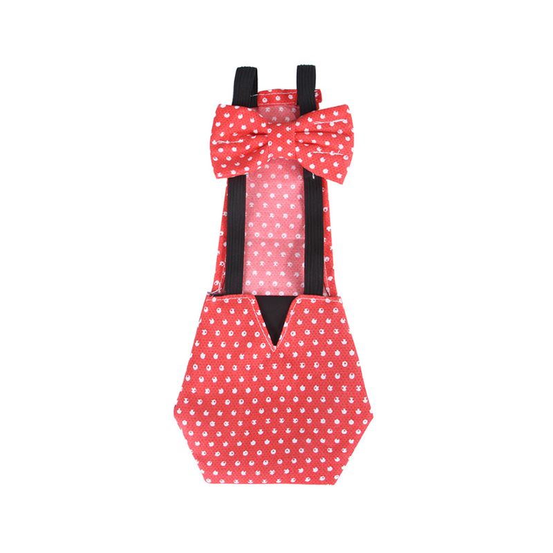 Tã Vải Cotton Đính Nơ Tùy Chỉnh Tiện Dụng Cho Thú Cưng