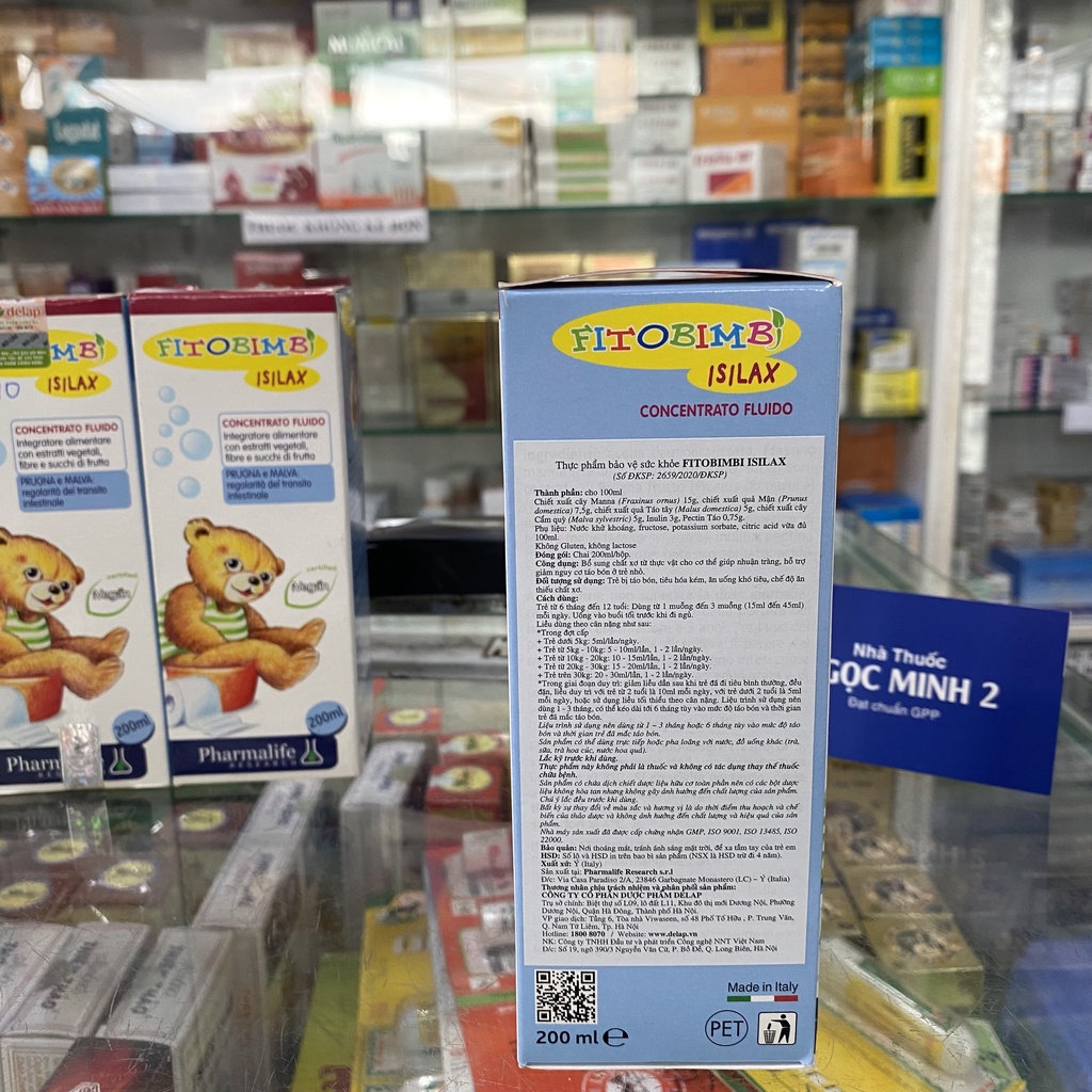 ✅ [Chính Hãng] Fitobimbi isilax (200ml) Hỗ trợ giảm nguy cơ táo bón ở trẻ nhỏ