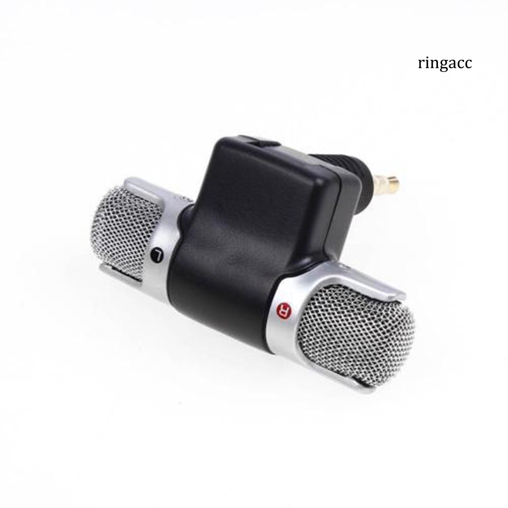 Micro thu âm giọng nói mini 3.5mm cho pc laptop điện thoại