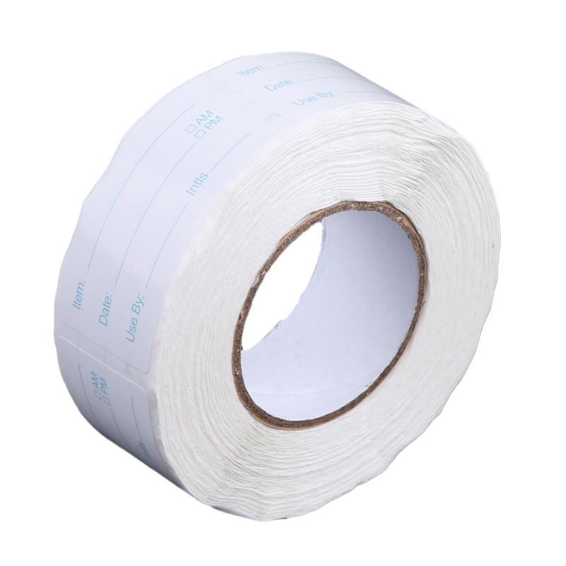 Cuộn 500 Nhãn Dán 1x2inch Tự Dính Có Thể Tháo Gỡ Cho Tủ Lạnh