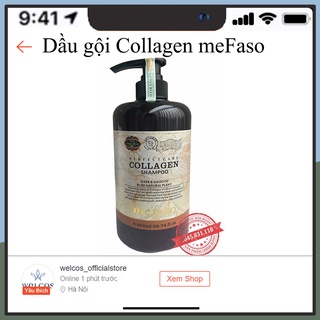 Dầu gội colagen mefaso phục hồi tóc hư tổn 850ml CT02