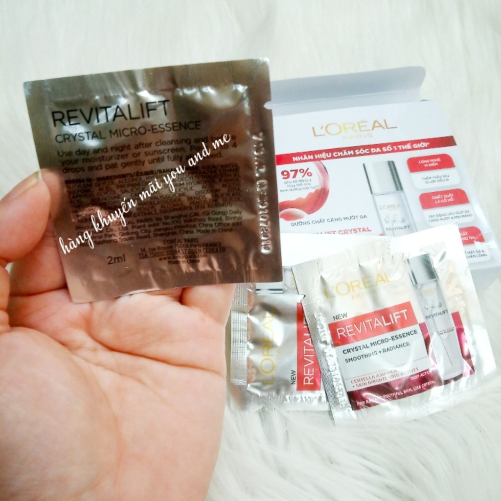 Sample Dưỡng Chất Căng Mướt Da L’Oreal Revitalift Crystal Micro Esence | BigBuy360 - bigbuy360.vn